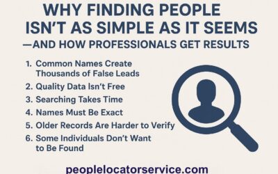 Why Finding People Isn’t as Simple as It Seems — And Why Professionals Get Better Results